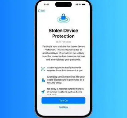 资溪苹果授权维修店分享被盗设备保护功能开启方法 