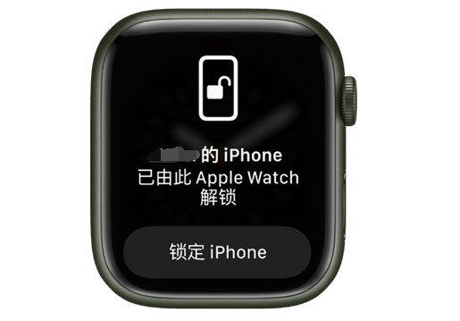 资溪苹果手机维修分享用 AppleWatch 解锁配备面容 ID 的 iPhone方法 