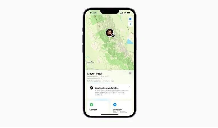 资溪苹果14维修分享iPhone14系列中 FindMy功能通过卫星分享位置方法教程 